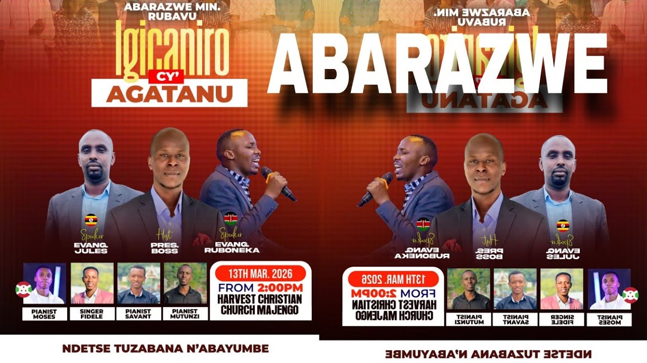 ABARAZWE/ IBIHE BIDASANZWE NA EV. RUBONEKA