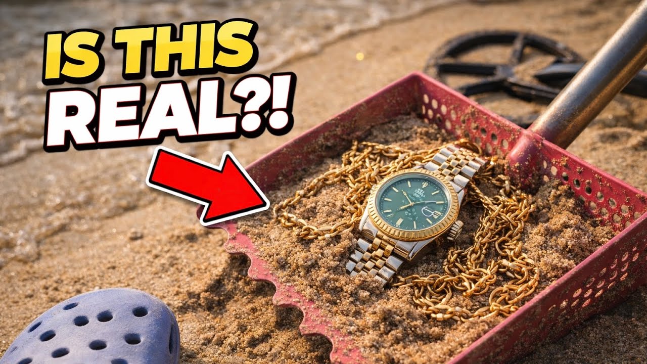 This was hiding in the sand the whole time... #beachcleanup #beachfinds #treasuresearch #beach