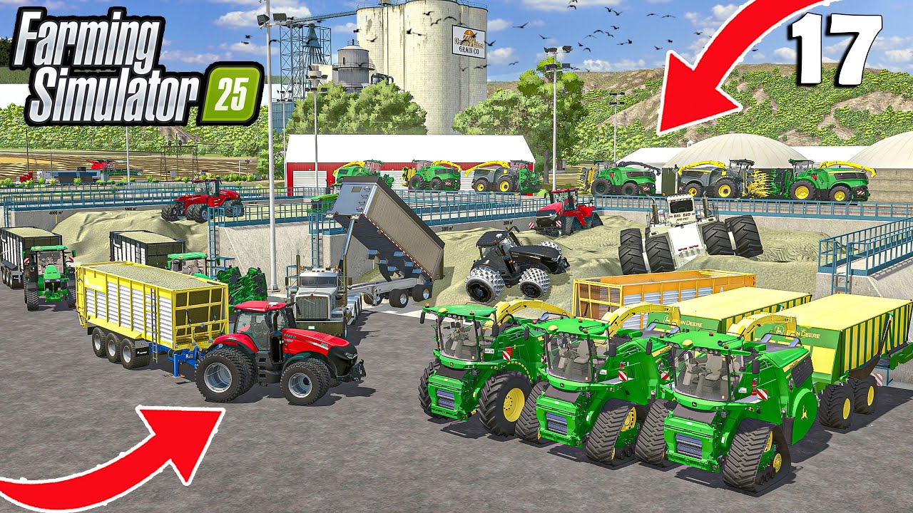6 CUTTERS vs 6.000.000l CHAFF &ndash; The BIGGEST Maize HARVEST EVER! | Montana 4x | Farming Simulator 25