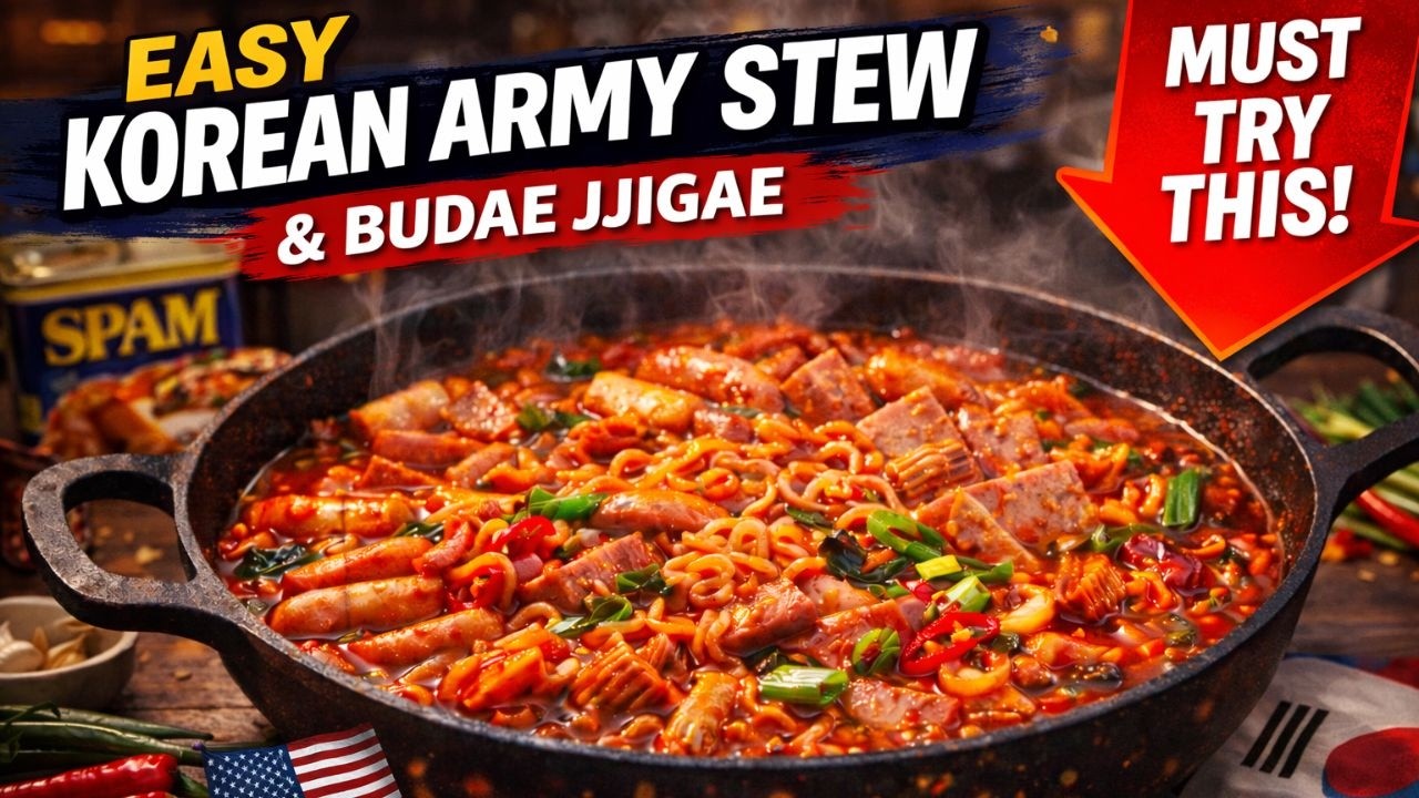 I Tried Korea’s Most Addictive Stew (Budae Jjigae) and Now I’m Hooked #budaejjigae #armystew