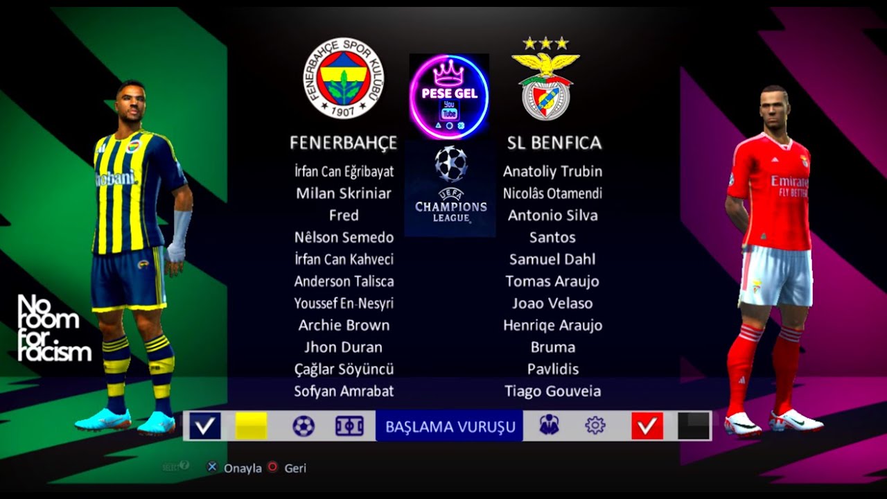 PES 2013 ŞAMPİYONLAR LİGİ MODU 2026 #fenerbahçe #benfica #ucl