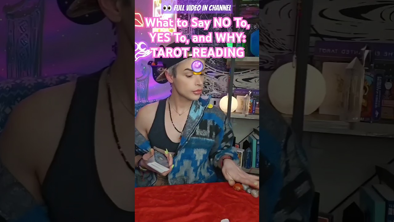 What to Say NO To, YES To & WHY: A Quick 3-Card Tarot Reading🔮✨ #TarotReading #Guidance #tarot #fyp