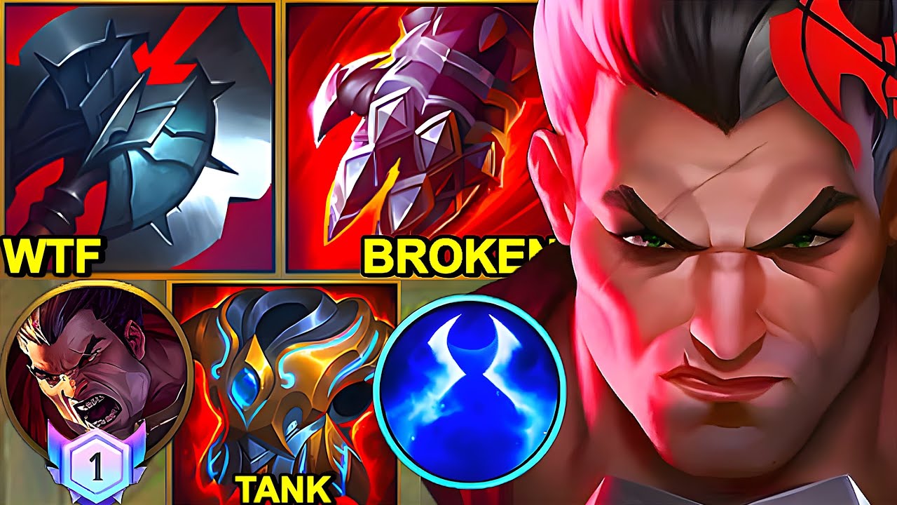Wild Rift China Top1 Darius - Black Cleaver & Nimbus Cloak Darius Build Runes