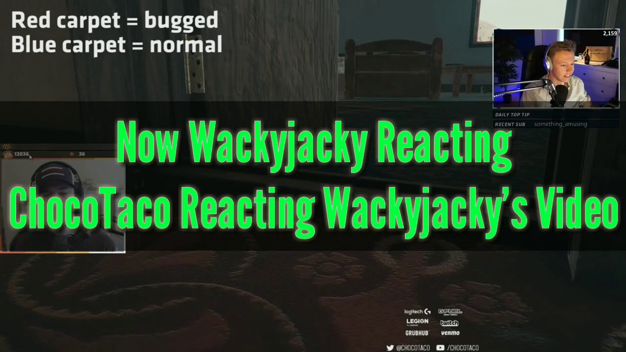 Wackyjacky reacting to ChocoTaco reacting wackyjacky reacting ChocoTaco reacting Wackyjacky' Video