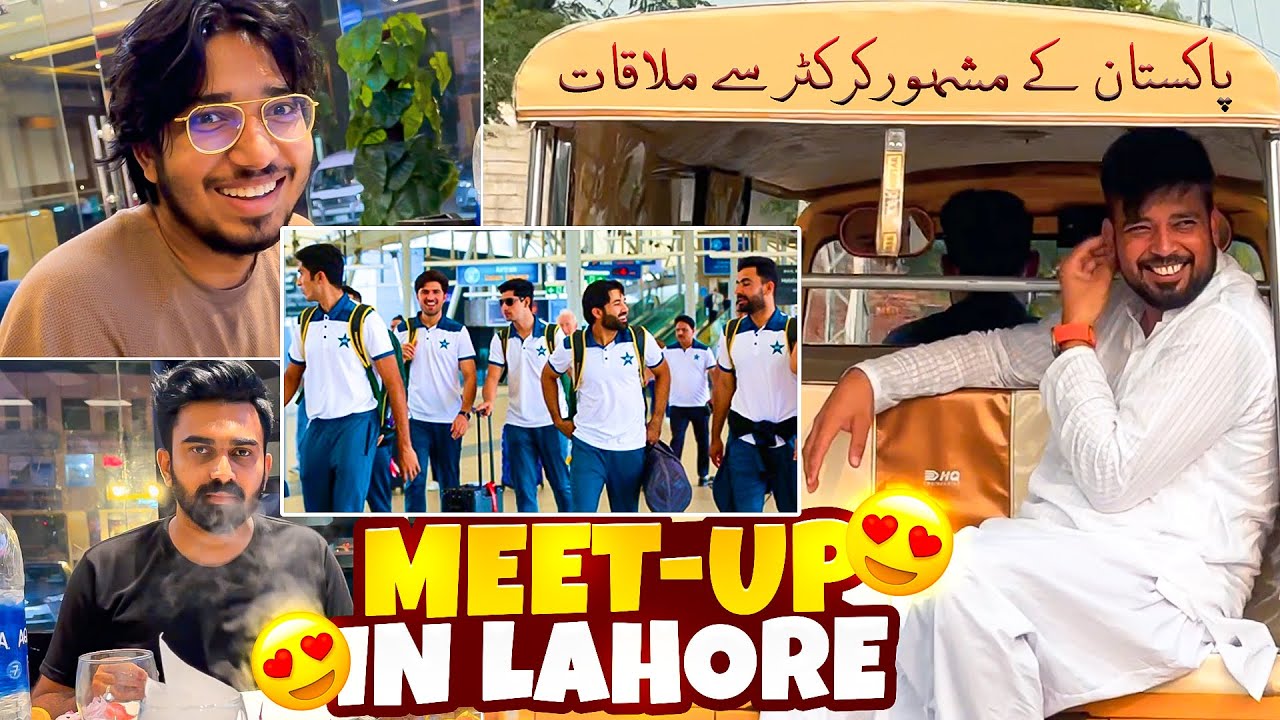 I Met BABA OP in Lahore📍| Meet-Up With Famous Pakistani Cricketers🏏