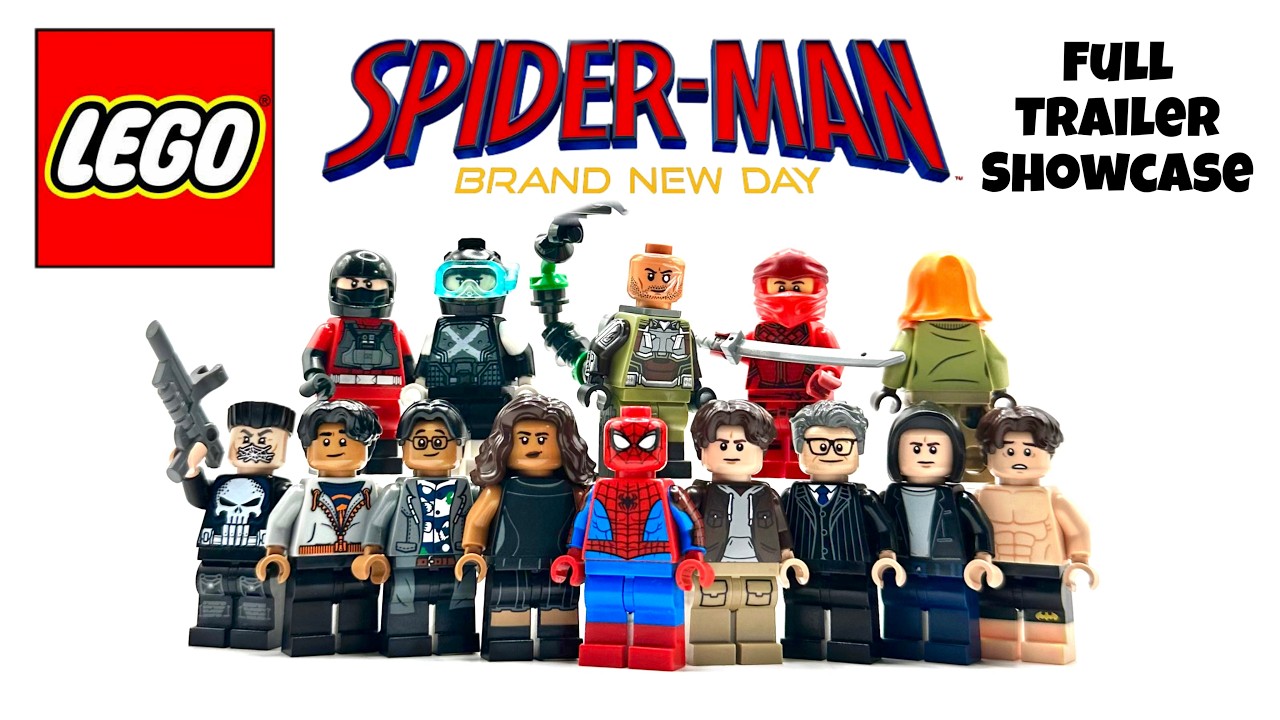 LEGO SPIDER-MAN BRAND NEW DAY | How To Build ALL TRAILER Characters!