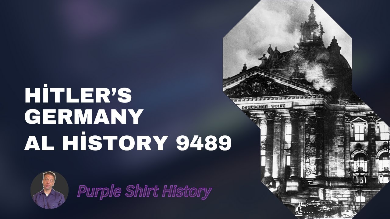 Cambridge AL History 9489 Paper 4 Hitler's Germany 1929-1941
