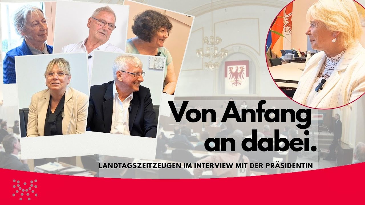 Von Anfang an dabei: Interview mit Annegret Markowski zu den Anfängen des Landtags Brandenburg