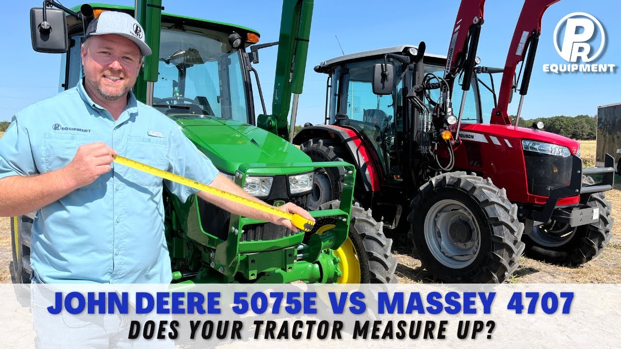 John Deere 5075E vs Massey 4707 - Does your tractor measure up?