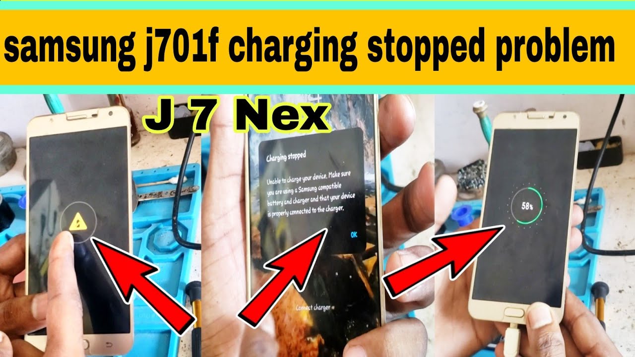 samsung j701f charging stopped problem | j7 next j5 j2 And J all model