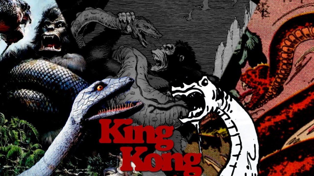 la historia de CAVE SERPENT (king kong) 1/3 De Reptiles Prehistóricos a Serpientes Gigantes