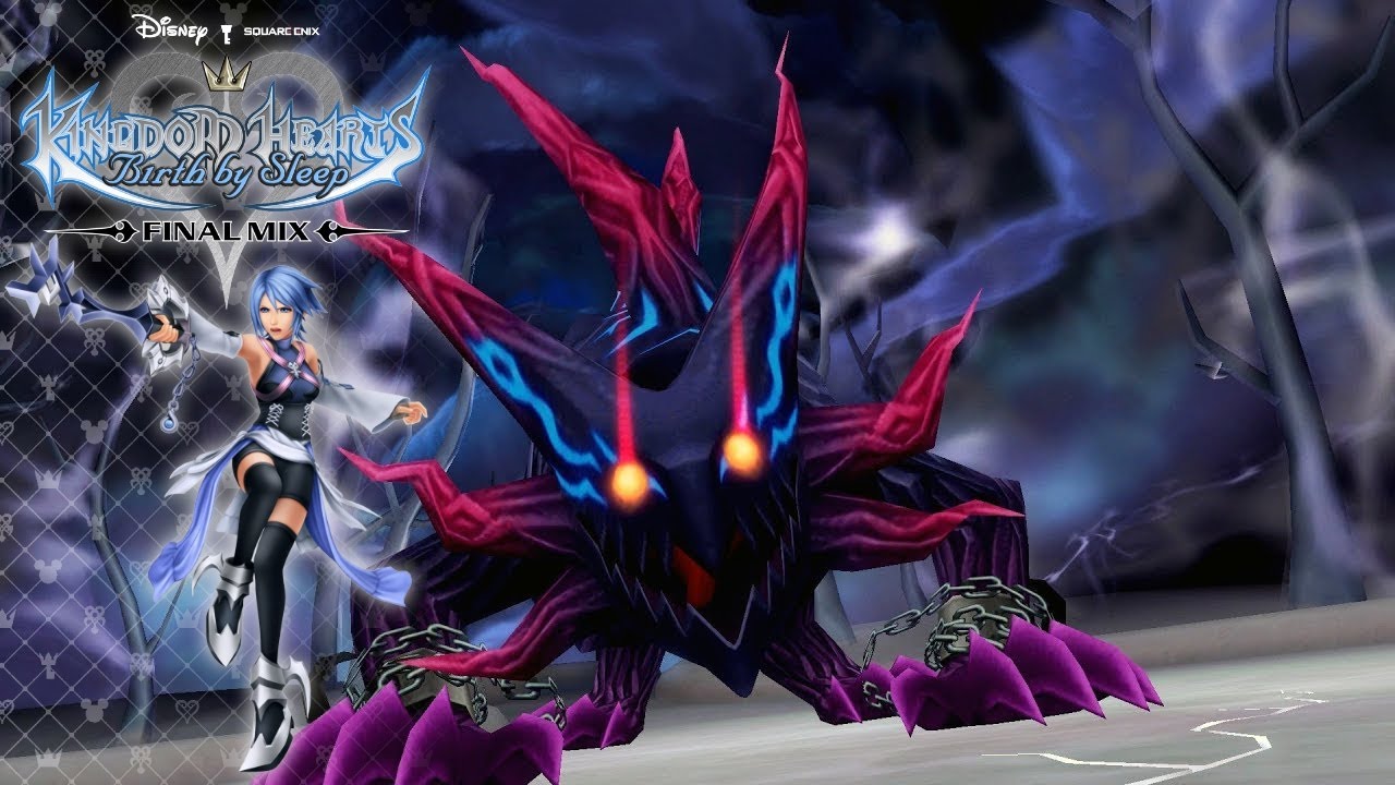 Kingdom Hearts BBS (PC) - True Final Boss: Red Eyes No Damage (Level 1 CM/Aqua)