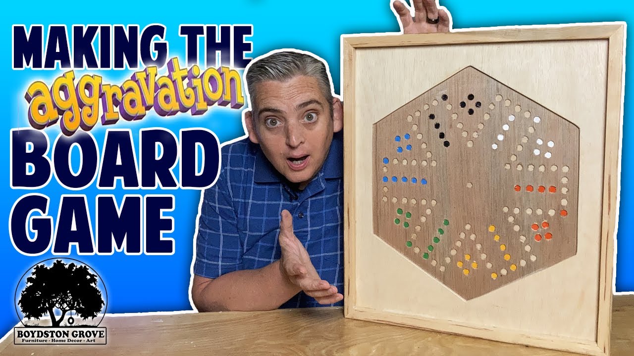 How To Make The Aggravation Board Game // Woodworking Project
