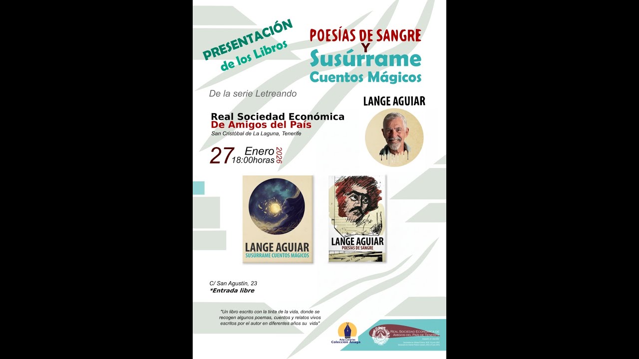 Presentación de los libros ‘Susúrrame cuentos mágicos’ y ‘Poesías de Sangre’