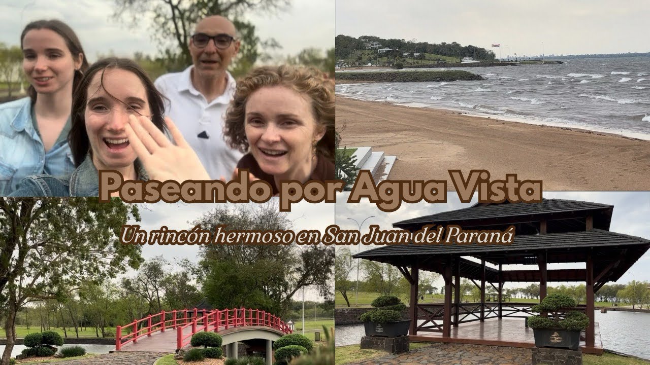 Paseando por Agua Vista|Un rincón hermoso en San Juan del Paraná 🇵🇾🌊🏡