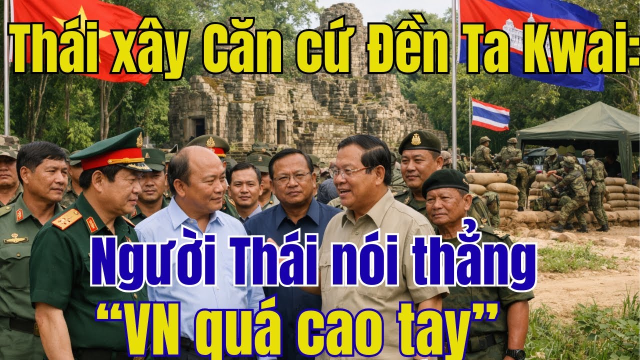 Thái Lan Xây Căn Cứ Đền Ta Kwai,  Người Thái Nói Thẳng:“VN quá cao tay”