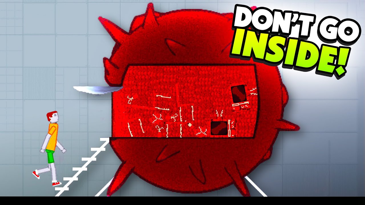Don't Go INSIDE The BALL OF MEAT! - People Playground Mods
