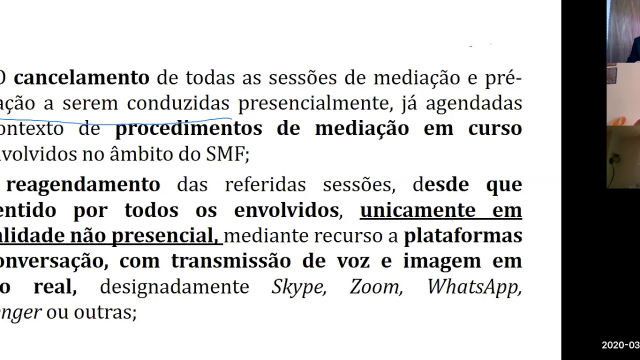 Receção dos novos mediadores do Sistema de Mediação Familiar - março de 2020