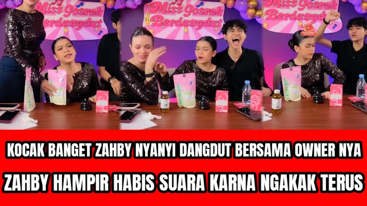 KOCAK ABIS ZAHBY BERSAMA OWNER MISS GOSROK EBY SAMPAI HABIS SUARA NGAKAK TERUS