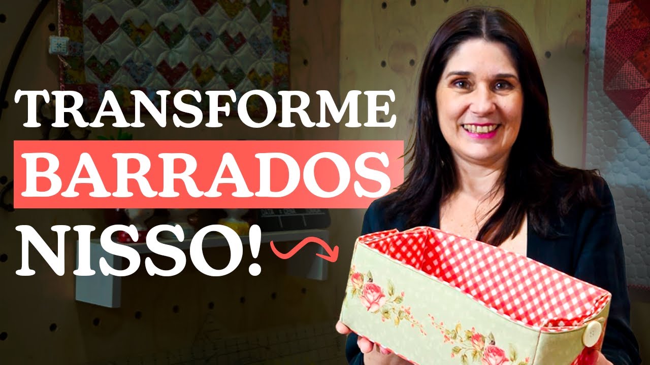 #31 - Cesta de Pão em Tecido: Fácil para Iniciantes (Costura Criativa)