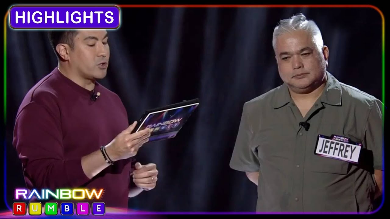 Jeffrey Santos, kumasa sa jackpot round! | Rainbow Rumble