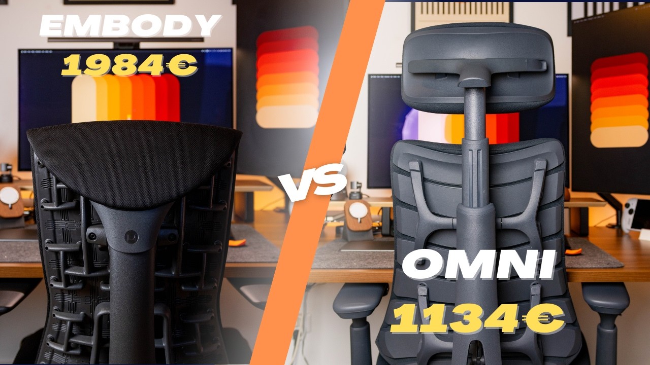 Cette chaise peut-elle détrôner l'Herman Miller Embody ? / Herman Miller Embody vs Libernovo Omni