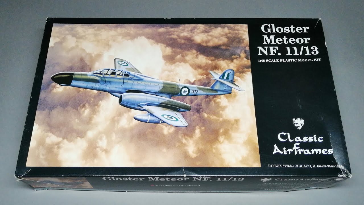 Классические планеры 1/48 NF Gloster Meteor, встроенные в TT Mk20