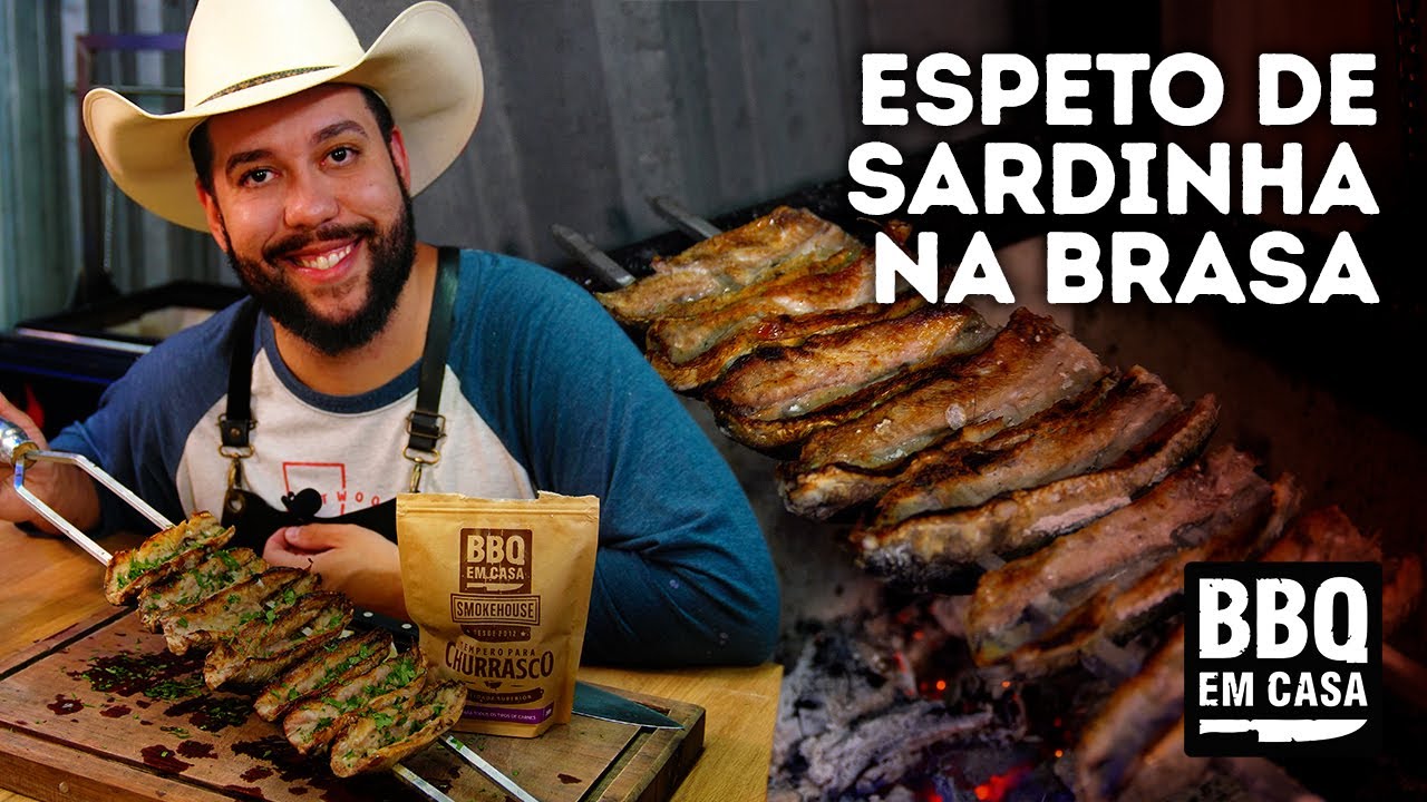 SARDINHA NA BRASA | EM BUSCA DO ESPETO PERFEITO | BBQ EM CASA
