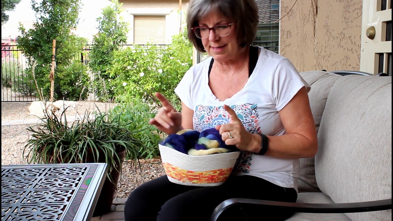 Spin on the Drop Spindle - Video 1   Preparing Fiber