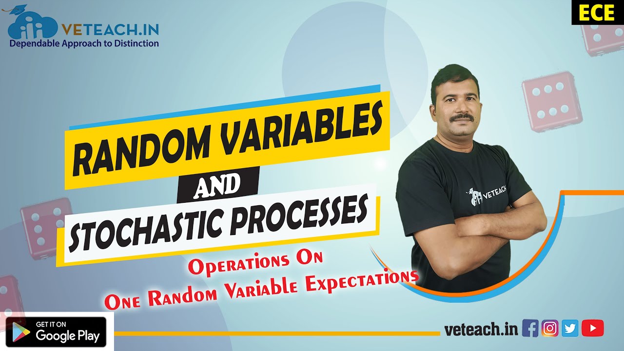 Operations on One Random Variable | Expectations in Random variables |  Stochastic Processes | ECE