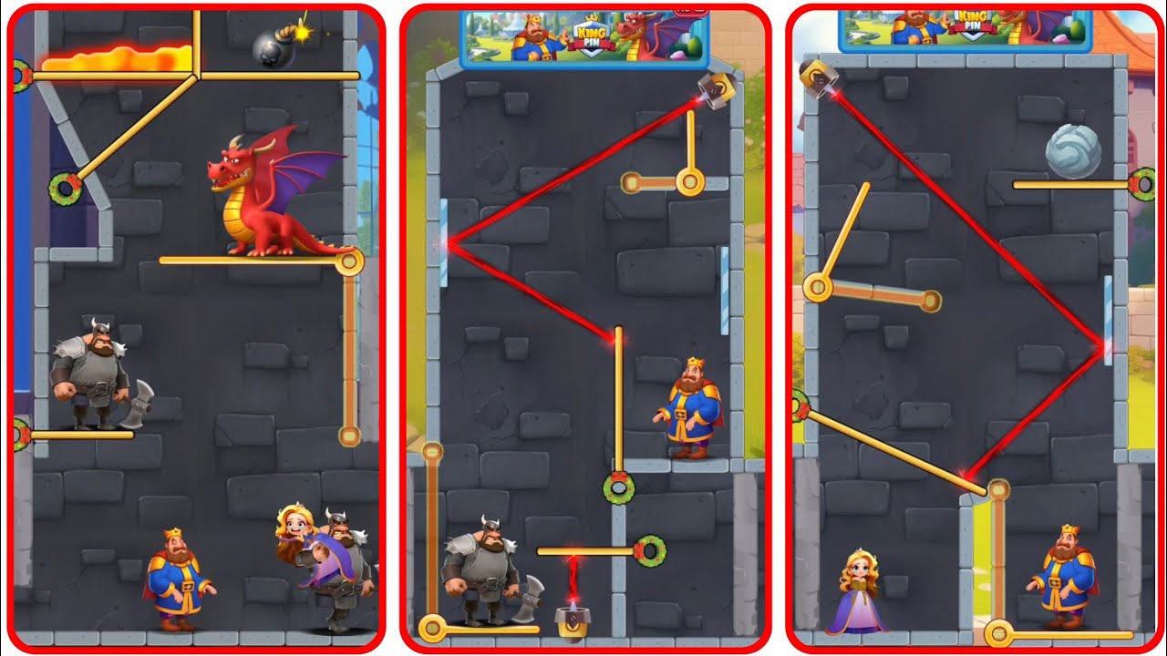 King Pin: Puzzle Quest All Levels 61-70 Game Walkthrough | King Pin Puzzle Game Answers