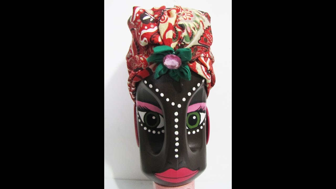 Vaso Africana com embalagem de amaciante