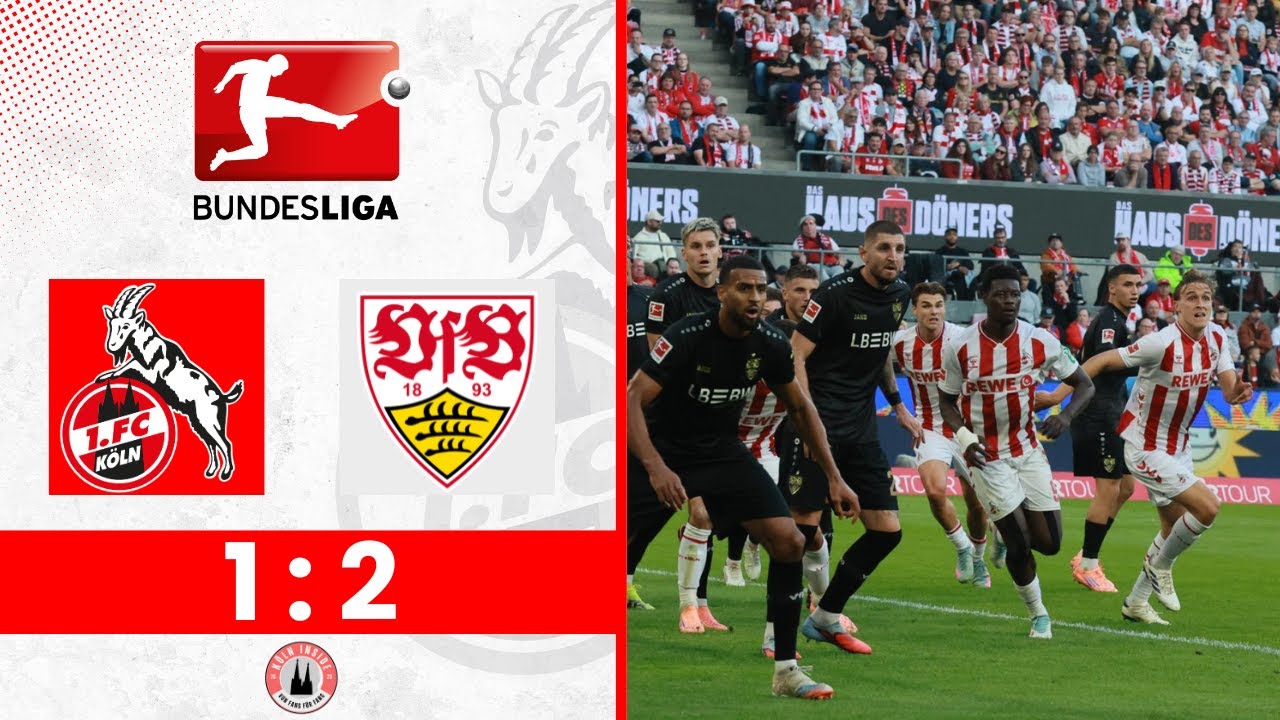 1. FC Köln - VfB Stuttgart 1:2 (1:1) | Zweite Niederlage trotz früher Führung