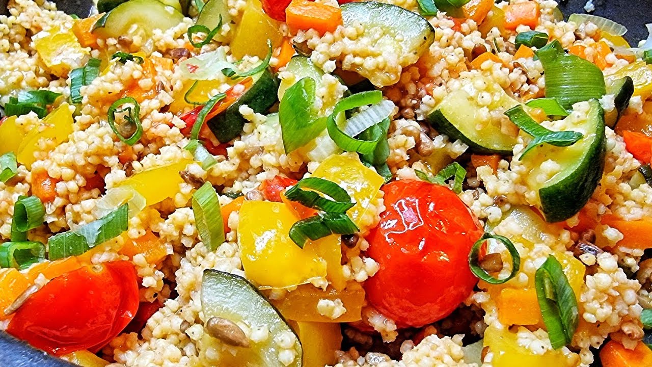 Пшено с овощами