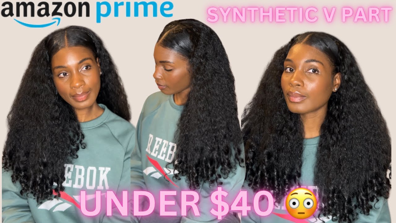 I Tried the VIRAL Amazon Afro V Part Wig Everyone&rsquo;s Talking About! | Easy Glueless Wig Review 📌