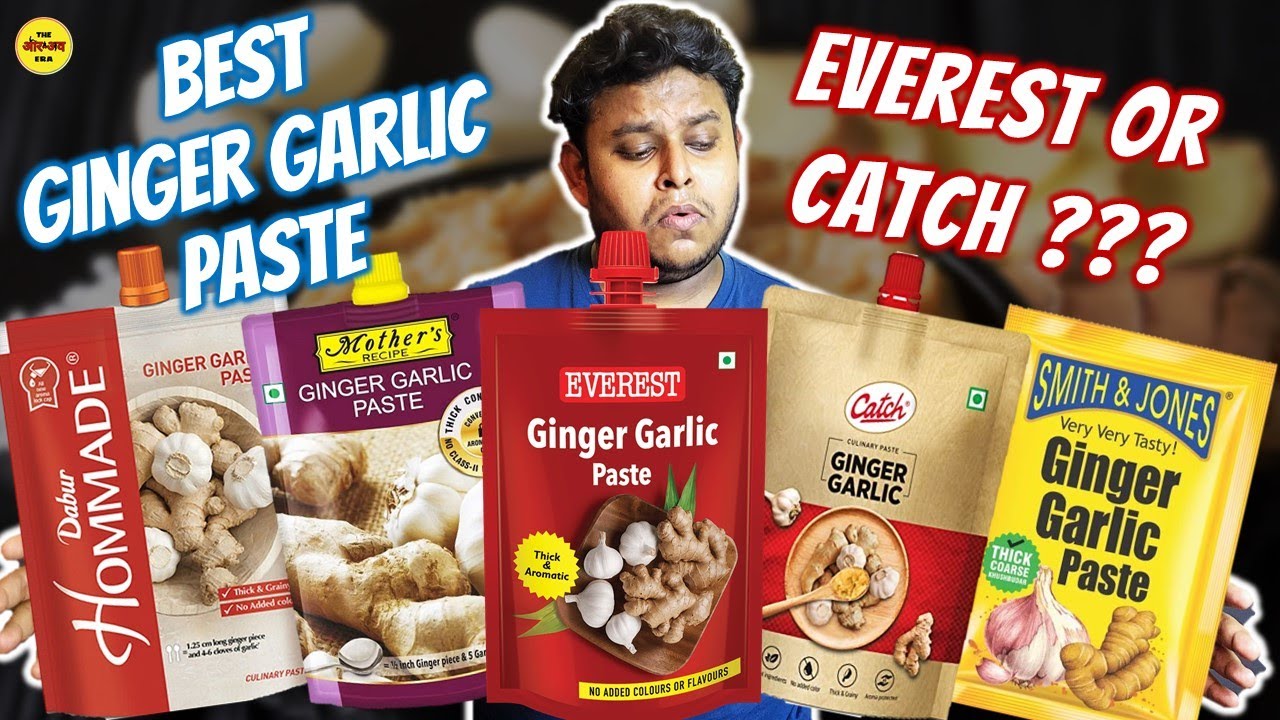 Finding BEST GINGER GARLIC PASTE Brand In INDIA | Ginger Garlic Paste Review | The Food Logic