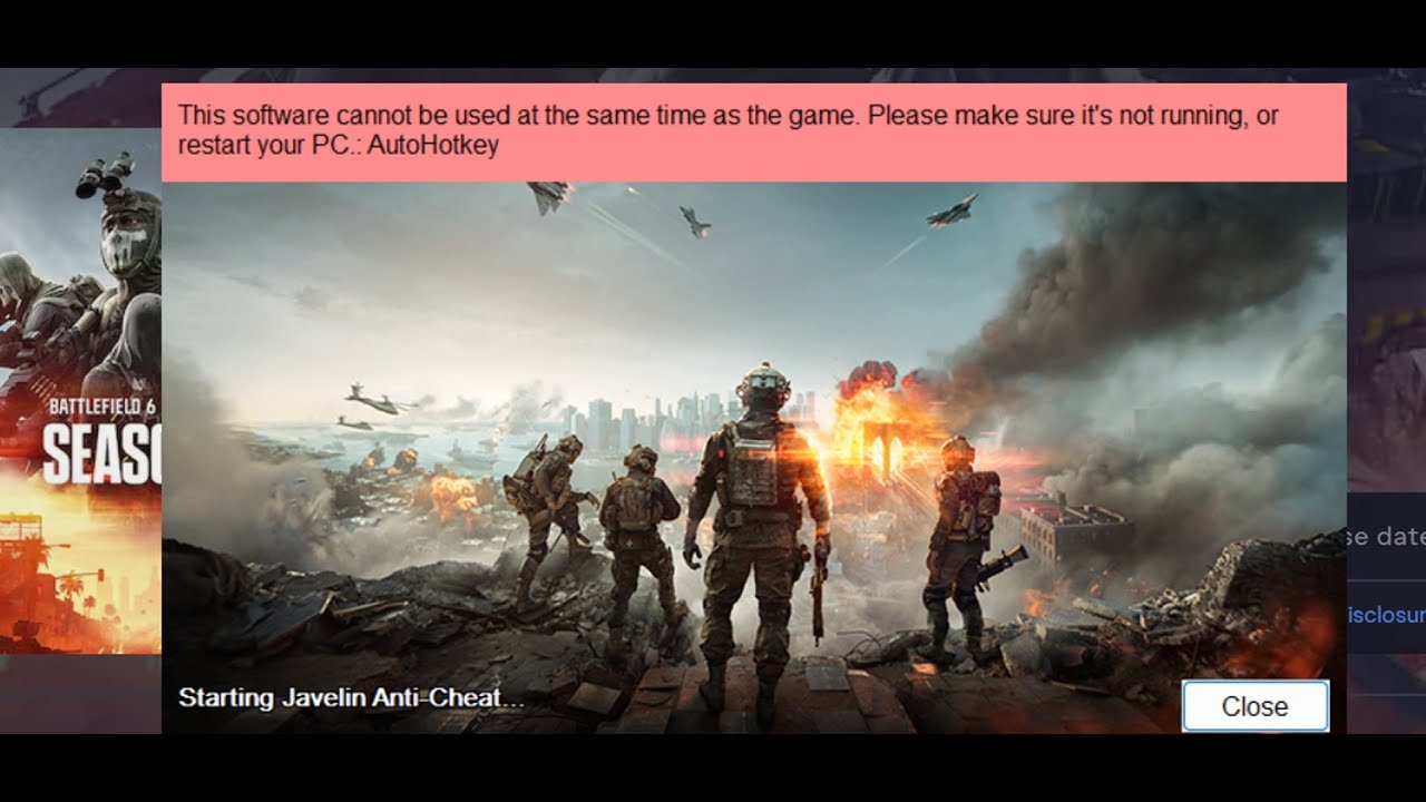 Исправление ошибки Battlefield REDSEC AutoHotKey. Программное обеспечение нельзя использовать одн...