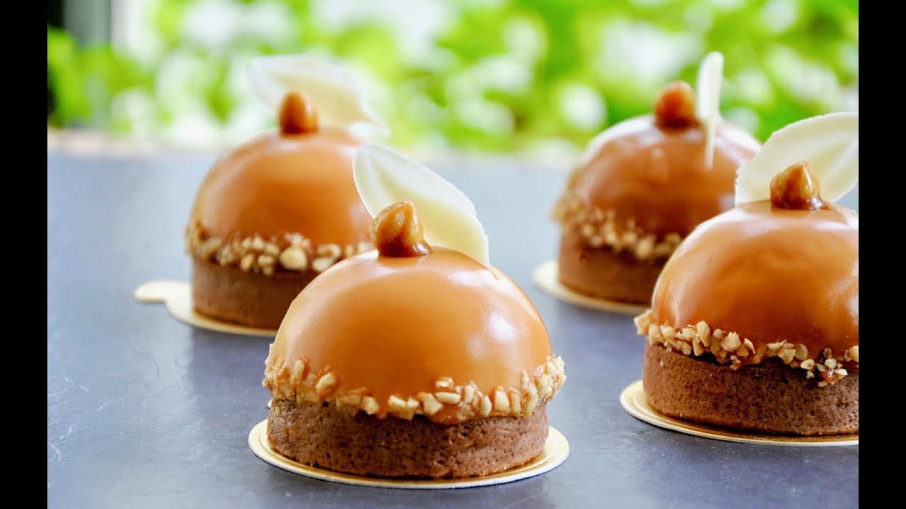 Caramel orange mousse tart | 焦糖淋面 蜜桔慕斯塔