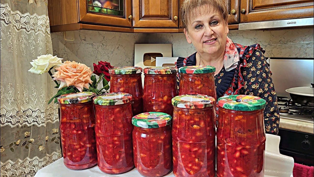 Так готовила моя бабушка! Самая вкусная борщевая заправка  на зиму! Заготовки на зиму!