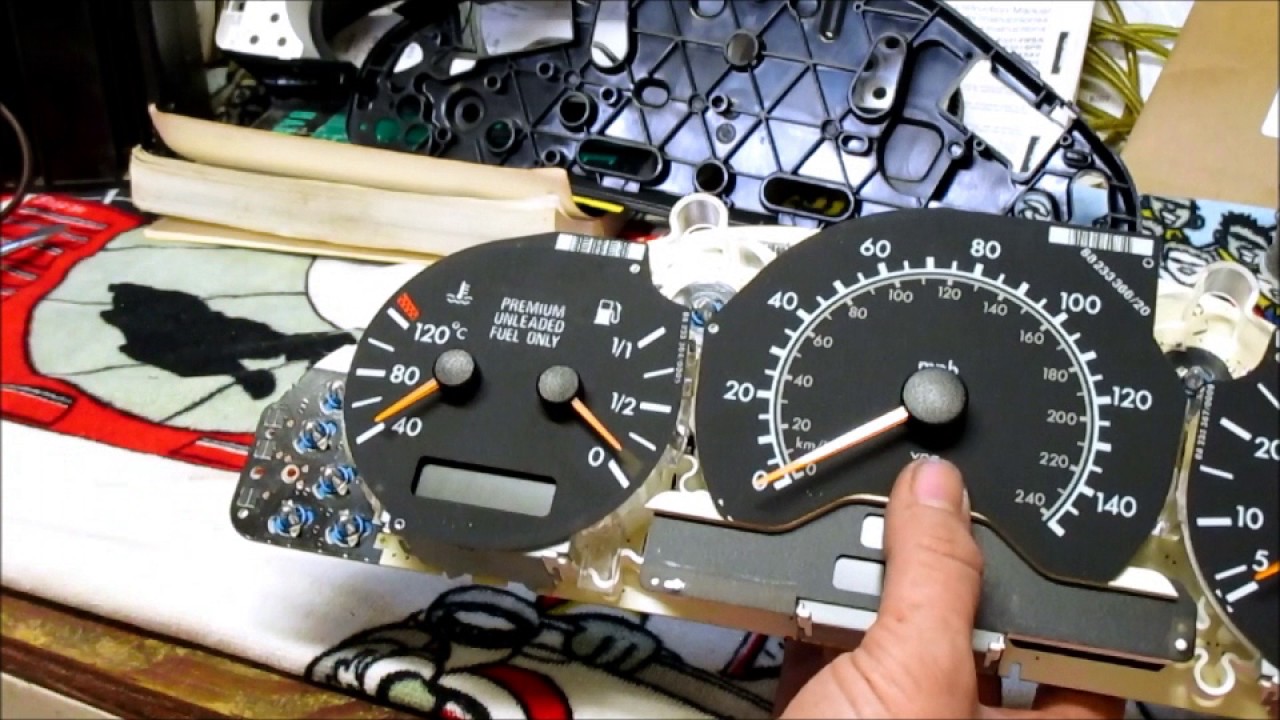 1996 Mercedes W202 C-220 Gauge Cluster Failure! How To Video on  Fixing your Instrument Cluster.