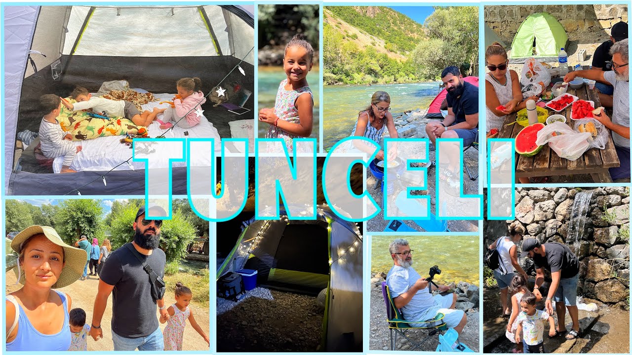 HUZUR, SOHBET, BOL YEMEK YAPMALI TATIL VLOG ❤️ AİLEM İLE 2 GECE TUNCELİ KAMP 💗 EĞLENCELİ. 😜😂