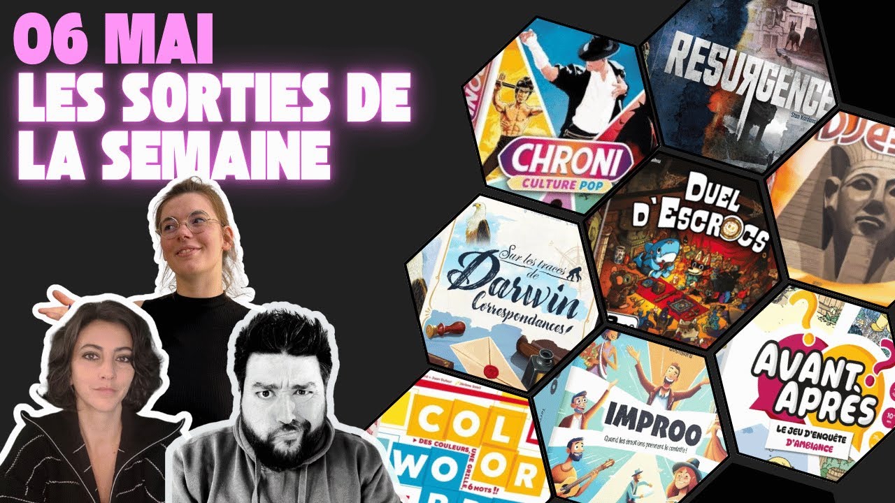 AVANT APRES ?, RESURGENCE, COLOR WORLDS... ET NOS JEUX POUR UN RENCARD !  - Le tour des sorties !