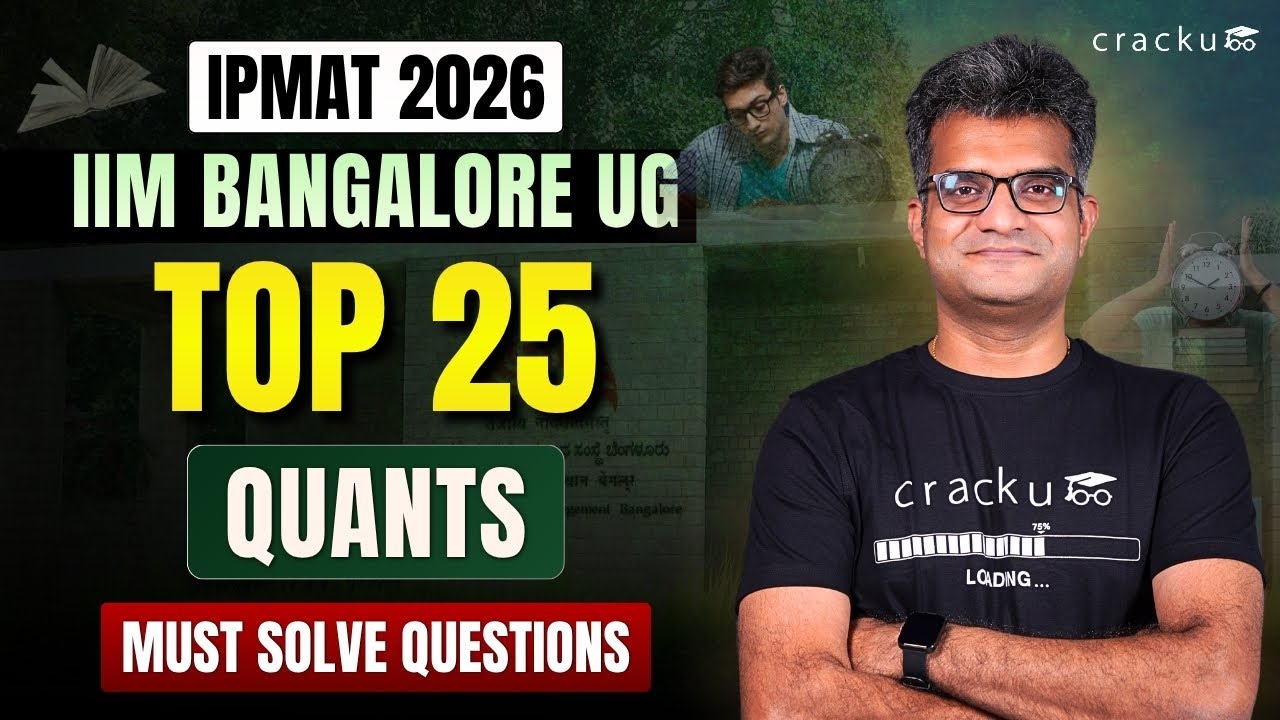 IPMAT Quants Questions | Must solve important questions