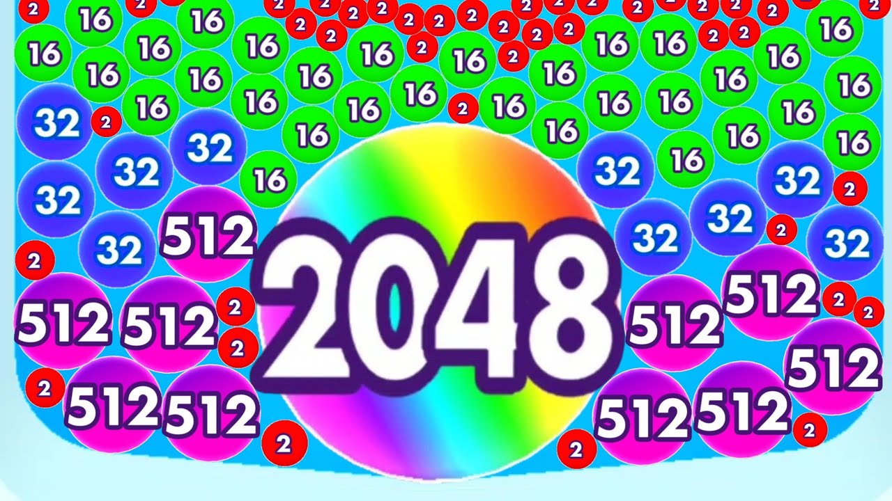 Bounce Merge 2048 Challenge infinity (Math Games, Level Up Balls)