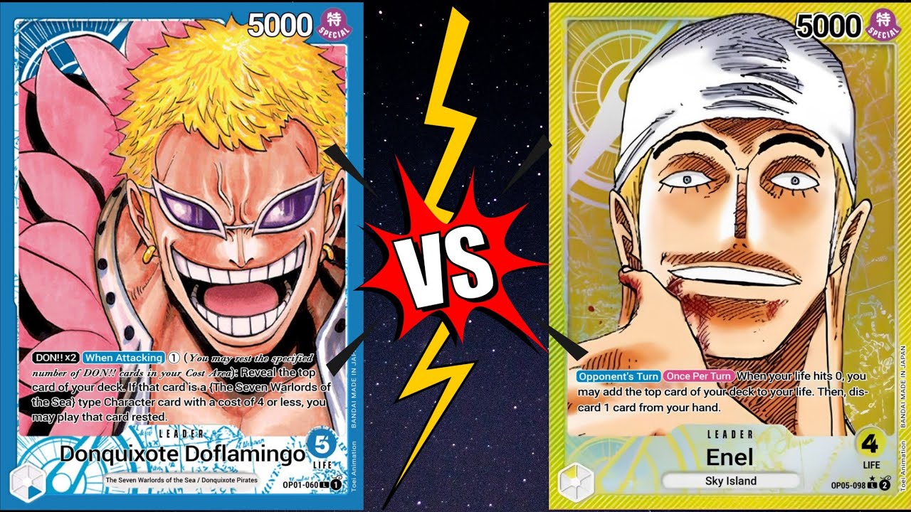 One Piece Card Game: Doflamingo vs Enel [OP-07]