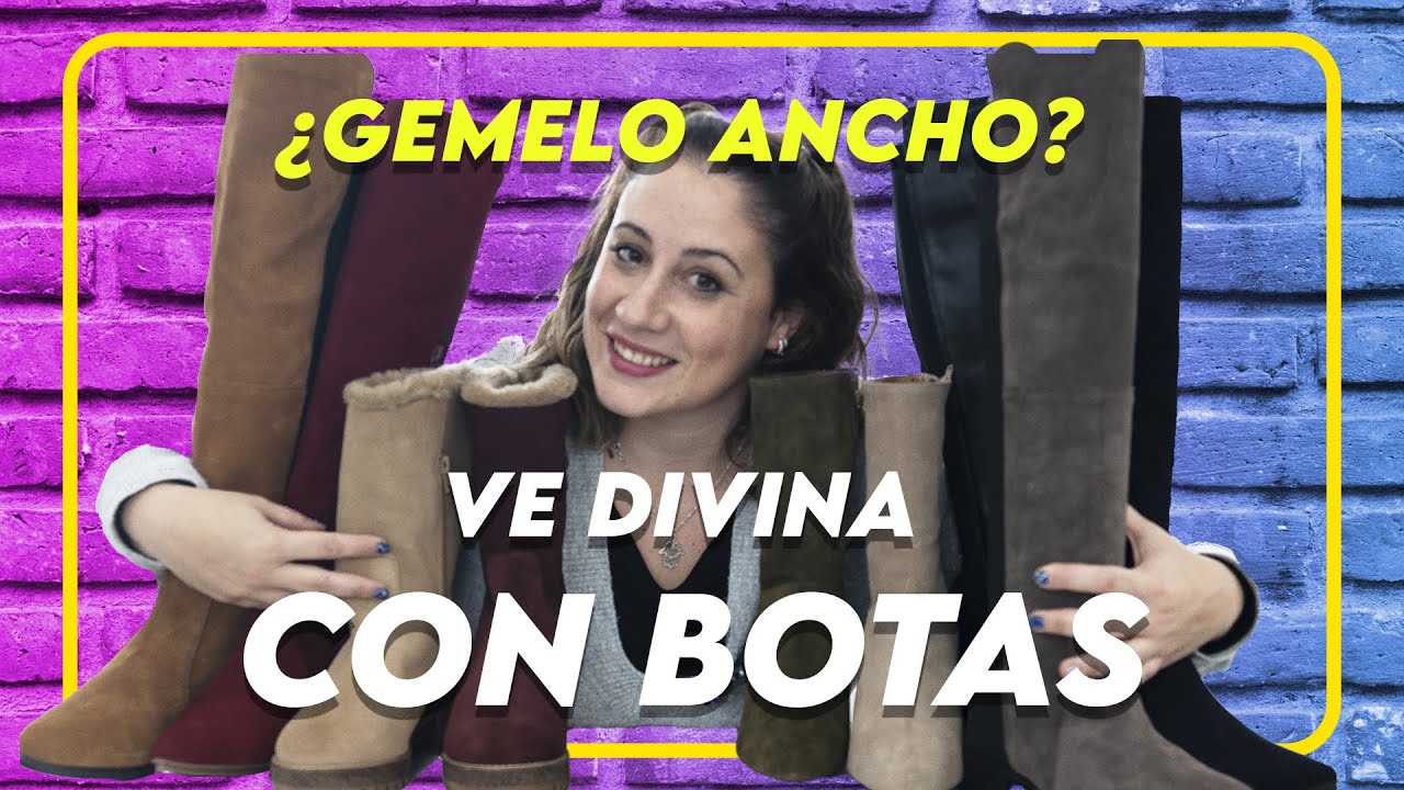 PUEDES llevar BOTAS aun teniendo EL GEMELO ANCHO con estos simples CONSEJOS