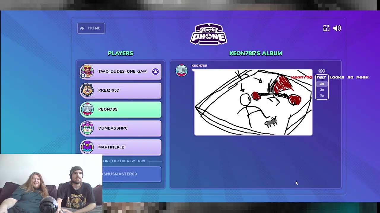 Gartic phone with mabye dragon ball theme