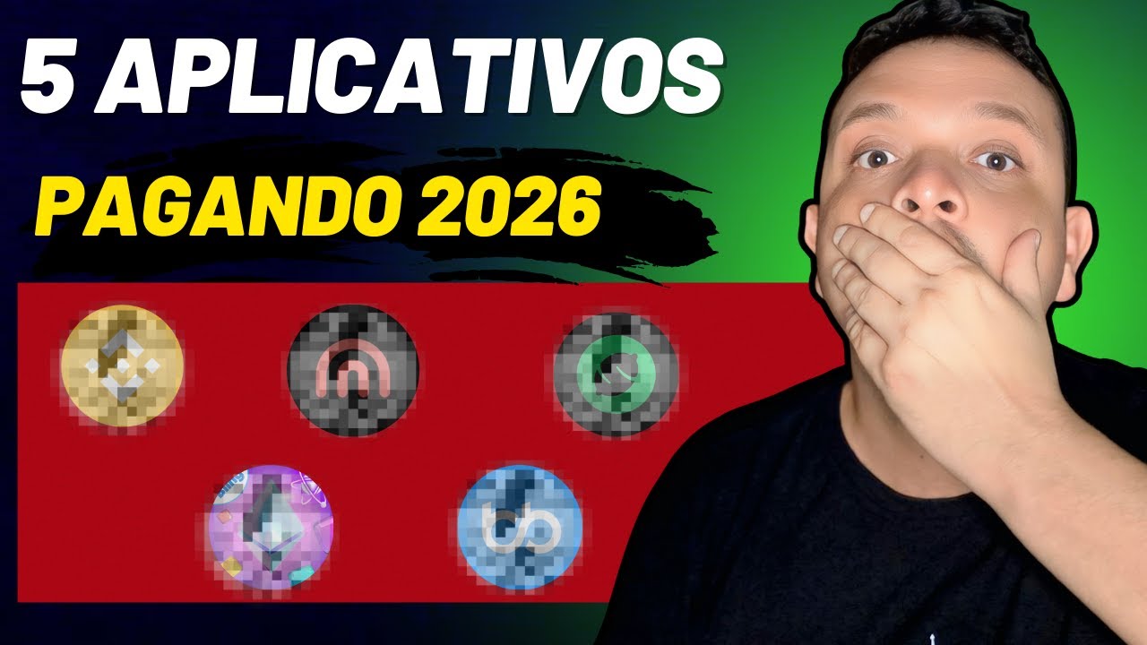 5 Apps que Pagam Cripto de Verdade em 2026 😎 Tutorial Completo