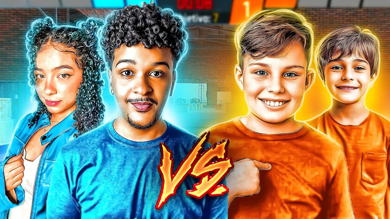 2 INFLUENCIADORES VS 2 CRIANÇAS QUEM VENCE ESSE X2 NO FREE FIRE? 😳 ft. ​⁠@FX MAISA