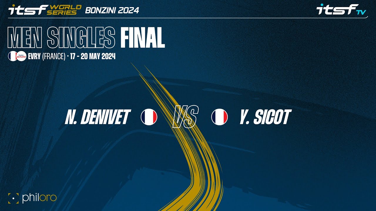 N. Denivet vs Y. Sicot - Men Singles - Final - ITSF World Series Bonzini 2024